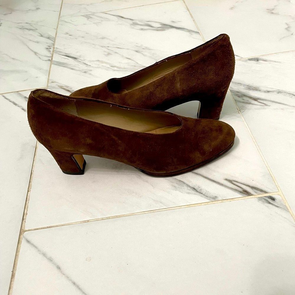 Sesto Meucci Of Florence Pumps Women’s Size 7.5 Italian Suede Leather